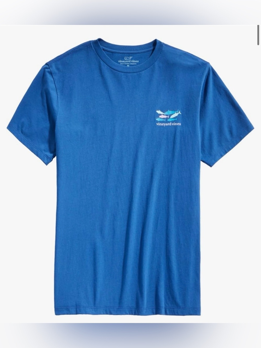 VINEYARD VINES MENS SHORT-SLEEVE FISH SWIRL WHALE FILL T-SHIRT! - Picture 5 of 6
